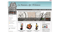 Desktop Screenshot of maison-artisans.com